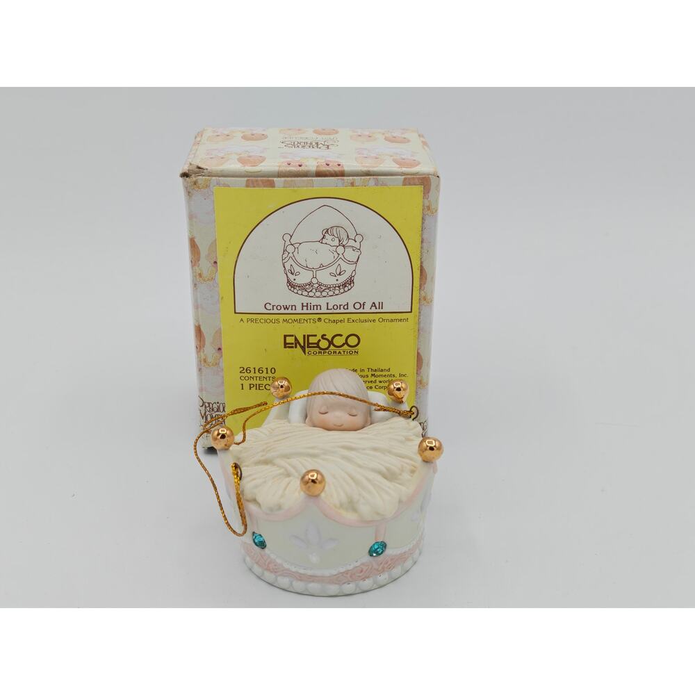 Precious Moments Crown Him Lord Of All 261610 Enesco 1997 Exclusive Ornament